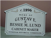 181 Central Street Historic House Marker Sign