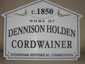 4 Gerry Steet Historic House Marker Sign