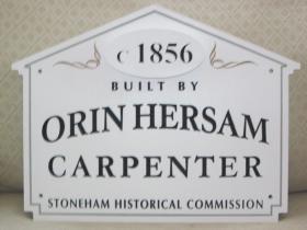 8 Gerry Street Historic House Marker Sign