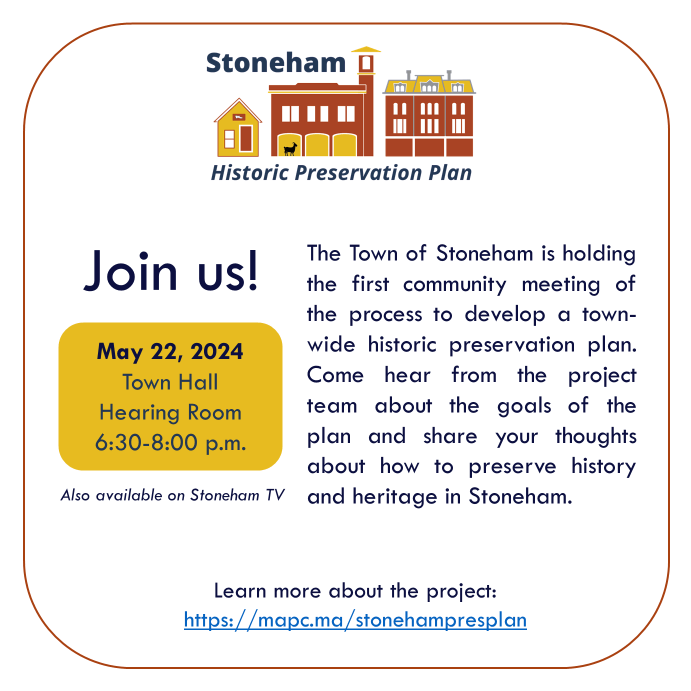 Community Meeting Instagram Flyer